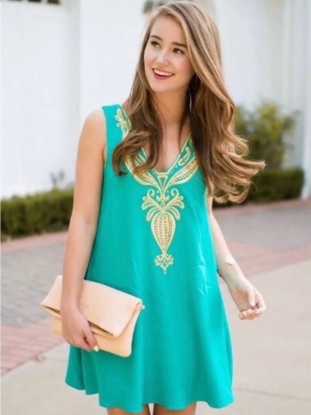 Lilly Pulitzer Women's Owen Embroidered Trapeze Dress